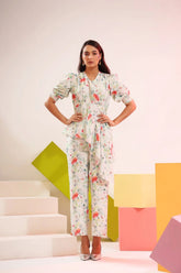 Dream Come Blue Cotton Co-Ord Set