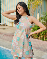 Women Cotton Blend Ethnic Top Palazzo Set