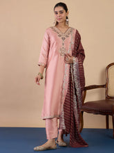 Heerika Peach Women's Designer Kurta Pant Set Premium Pattern Collection