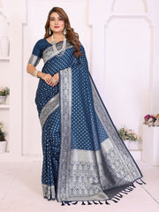 Soft & Lightweight Wine Georgette Silk Saree with Rich Zari Weaving