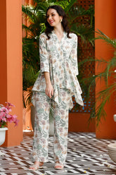 Women New Floral Printed Co ord Set