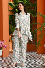 Women New Floral Printed Co ord Set