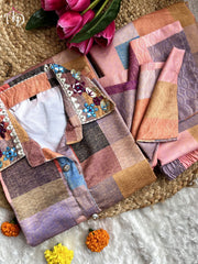 PRETTY CORD SET KURTA AND PENT FULL SET