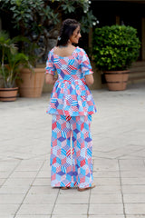 Women Geometric Print Co-Ord Set