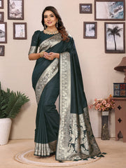 Pink Premium Pure Soft Banarasi Silk Saree
